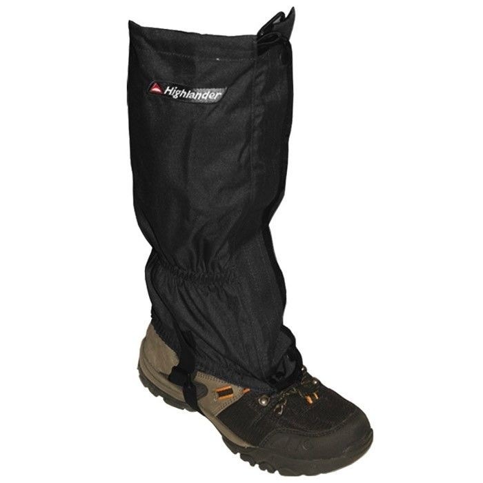 Highlander Walking Gaiter GAT001 Black Camping and General