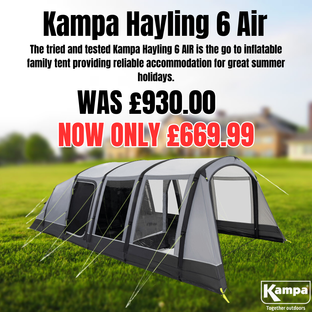 Kampa hayling 6 air tent new arrivals