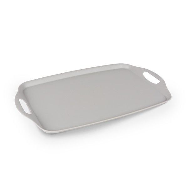 Grey serving sales tray