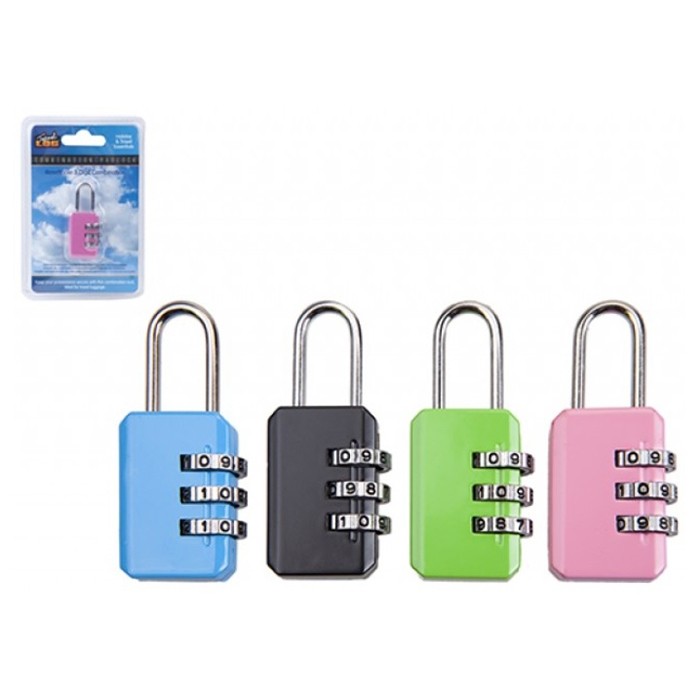 travel log combination padlock