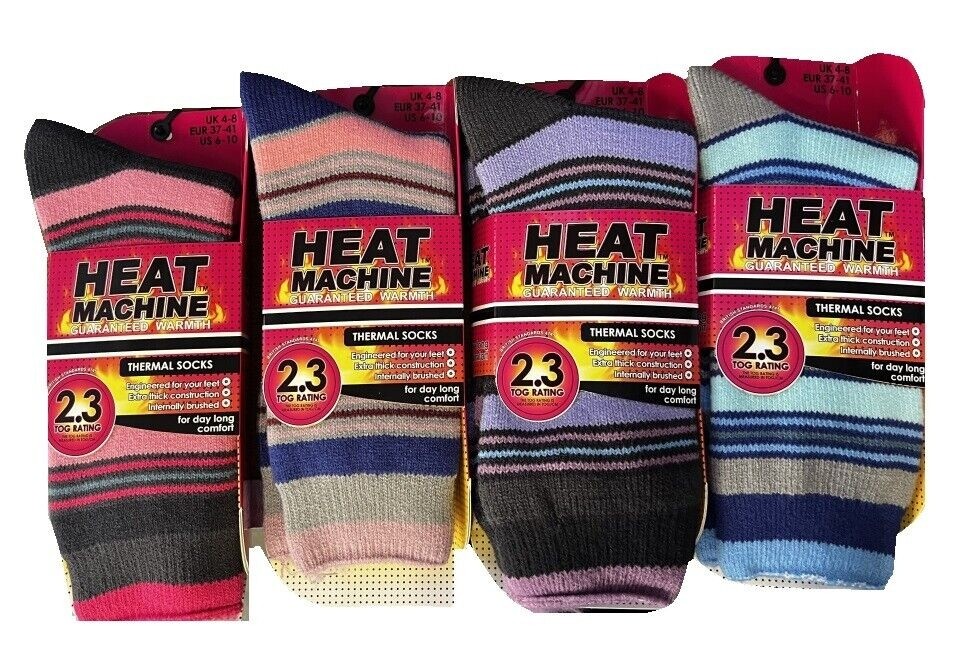 Tog Rating Heat Insulated Socks Heat Machine Winter Ladies