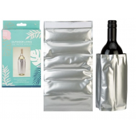 PMS B&CO Wine Bottle 33 x 18cm Flexible Gel Cooler Cooling Cool Sleeve 839435