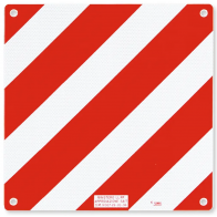 Fiamma Alu Aluminium Signal Square Warning Plate For Protruding Loads - Compulsory in Italy - 98782-010