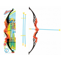 Kids V12 30" Plastic Archery Set Complete With 3 Suction Arrows & Target - TA229
