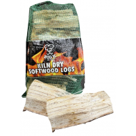 Big K Log Burners, Chimenea's, BBQ Firewood Kiln Dried Softwood Log LGSW01 (Green bag)