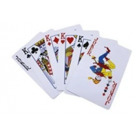 Set of 52 Plastic Coated Playing Cards complete with Plastic Case