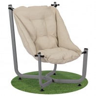 Pair of Quest Bliss Relax Chair CREAM F6021CR