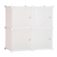 Sunncamp White Clip Together 4 Cube Storage Cubes KC699