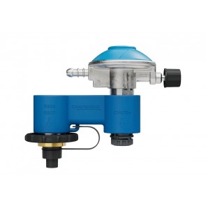 Campingaz Twin Connection 29Mbar, Refillable Cylinder/Cv Plus Cartridge Gas Regulator & Hose Kit 2186508