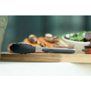 Cadac Cooking Barbecue Camping Stainless Steel Handle/ Silicone BBQ Tongs 36cm