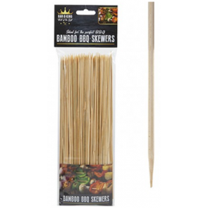 PMS Bar-b-King Grill chef Wooden BBQ Barbecue Cooking Grill 150 Bamboo Kebab Skewers 910056