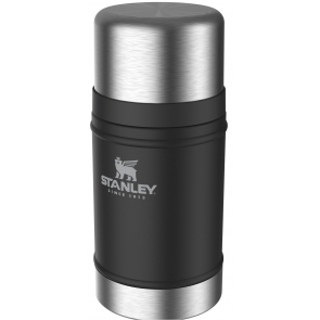 Stanley Classic Legendary Bottle Vacuum Insulated Food Flask 0.7Ltr -  Matte Black Pebble