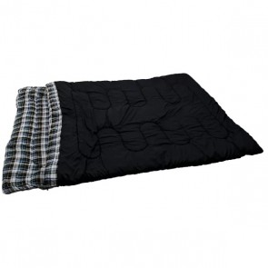 Quest Double Quebec Sleeping Bag Anthracite 190cmx150cm+30cm Extension C0114