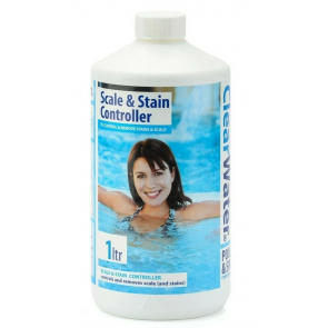 Bestway Clear Water Pool Hot Tub Treatment 1L Stain/Scale Remover CH0021