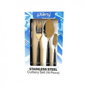 Liberty High Quality Dark Blue 16 Piece Cutlery Set LL1584