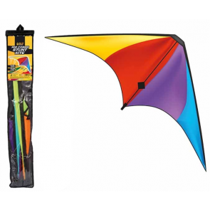 V12 Air Cobra Delta Dual Line Nylon Stunt 115cm Kite BK15-W