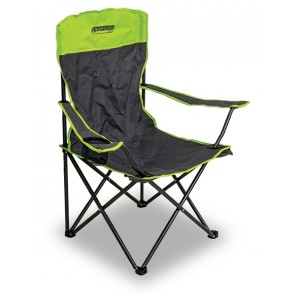 Quest Autograph Festival chair in black and green F2051GR