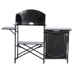 Quest Oregano Kitchen Stand With Larder cupboard Black F3101