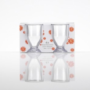 flamefield acrylic 6oz party juice glasses (4)