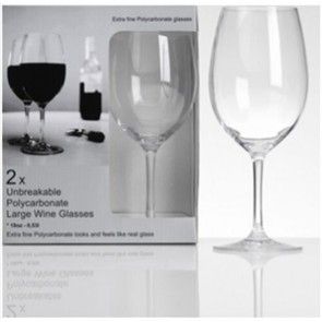 flamefield polycarbonate 18oz large wine glasses (2)