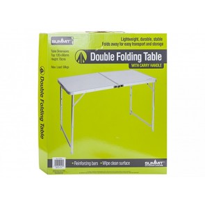  Summit Folding Table Double Size 120 x 60cm 635009