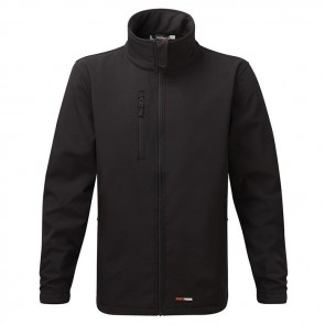 fortress selkirk men's softshell jacket black