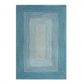 Gardenwize Faux Jute Outdoor Rug - Ocean Blue - 80cm x 150cm GW455