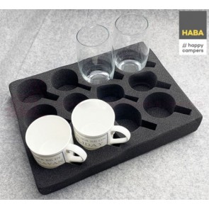 haba florence foam cup and glass holder
