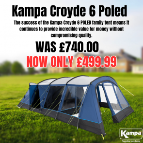Kampa Croyde 6 poled tent 9120001257
