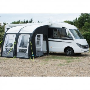 kampa motor rally air 260 awning 2018 side view