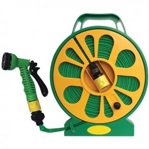 Quest Lay flat 50ft hose with spray gun CLYT0708