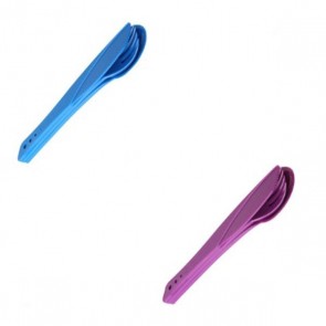 lifeventure ellipse camping cutlery purple 75040