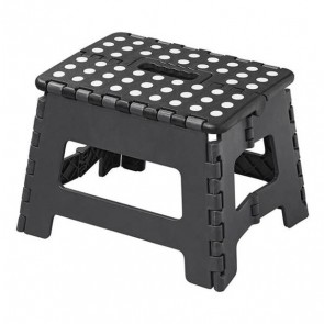 Liberty Foldable Plastic Caravan Motorhome Step Black & Grey – Small- LL1648