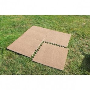 outdoor revolution/blue diamond versatile mocca plush look tiles