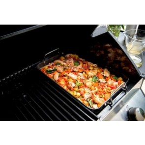 Cadac Cooking BBQ Barbecue Meridian Warmer Pan for Meridian Range 27x49cm