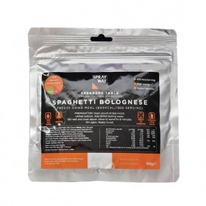 Sprayway Trekkers Table Spaghetti Bolognese Freeze Dried Meal 160g BEST BEFORE JAN 2025