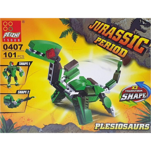 Peizhi Jurassic Period Plesiosaurs Lego Type 101 Piece Building Blocks Set 0407