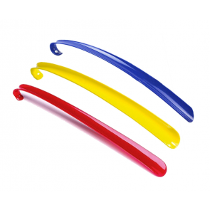 ukd long 60cm plastic shoe horn (3 colours)