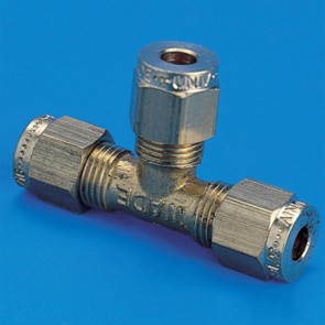 pls t-piece 5/16 x 5/16 x 5/16" copper fitting 2045