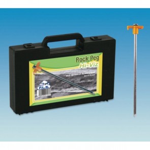 pls rock peg with hi-viz plastic hook box set (20)