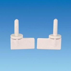 pls white water plug retaining flags (2) fl107w