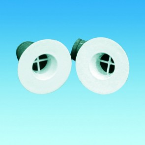 pls 3/4" straight sink waste (white top) 82006