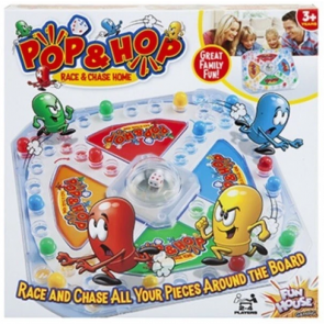 PMS Pop & Hop Race & Chase Home Family Frustration Style Board Game 331077
