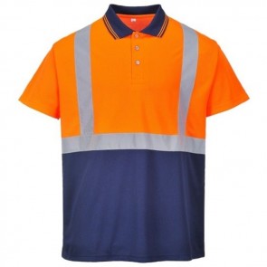 portwest hi vis two tone polo shirt s479