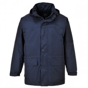 portwest oban fleece lined jacket s523 navy