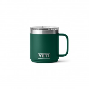 YETI Rambler® 10 oz (295 ml) Stackable Mug With DuraSip™ Ceramic Lining Magslide Black Forest Green