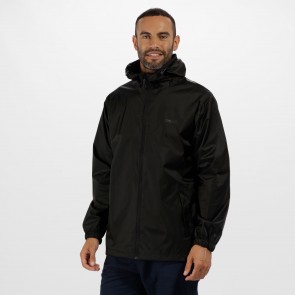 regatta pack-it jacket men's rmw281 black front