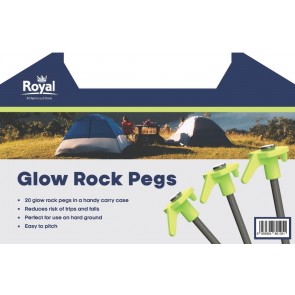 Royal Glow In The Dark Rock Peg Set L244