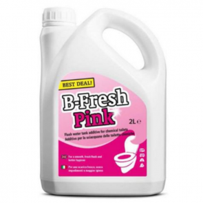 BOX OF 4 Thetford B-Fresh Pink Flush Water Additive 2L bottle 30552AQ