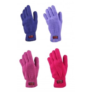 Heat Machine Ladies Womens Thermal Knitted Gloves 2.3 tog - one size
